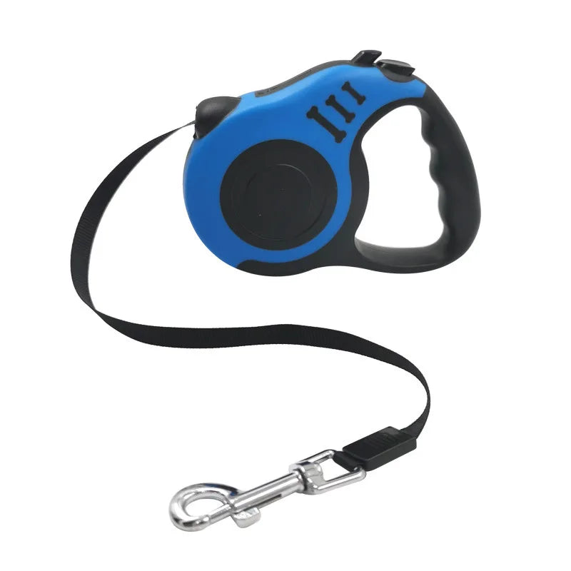 3m 5m Dog Leash Strong Nylon Puppy Lead for Small Large Dogs Cats Automatic Retractable Durable Yorkshire Pet Supplies