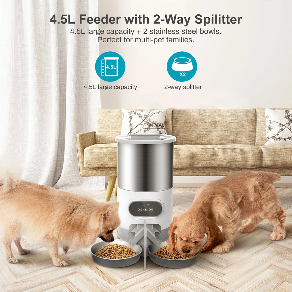 Tuya Smart APP Pet Feeder Katze Hund Food Dispenser Geeignet Für Kleine Und Mittlere Katzen Und Hunde Handy fernbedienung Fütterung