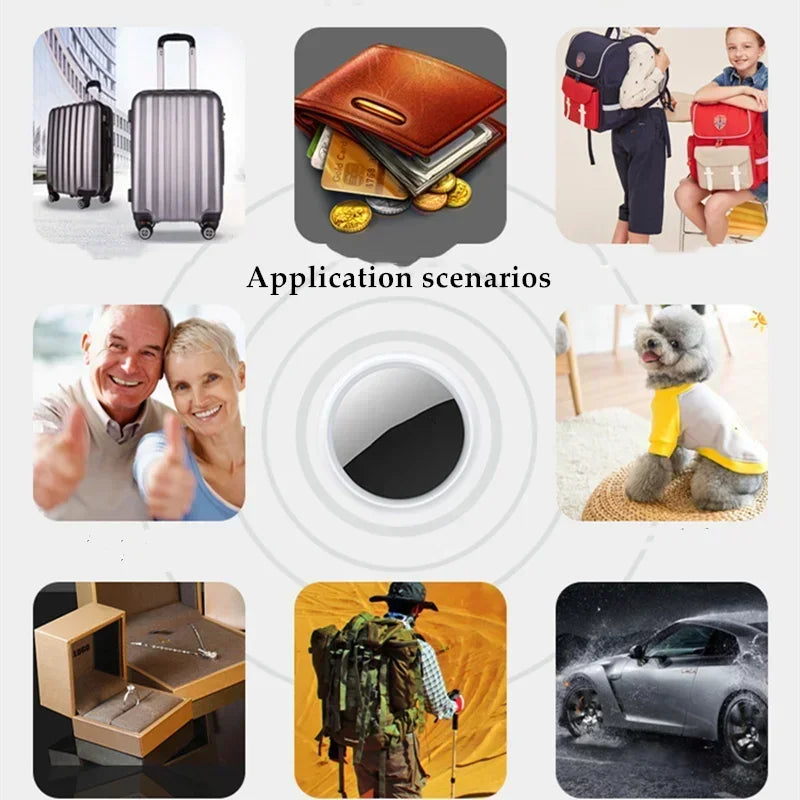 GPS-Tracker für Haustiere, Smart Locator, Hundemarke, Haustiererkennung, tragbarer Tracker, Bluetooth für Katzen, Hunde, Vögel, Anti-Lost-Tracking-Tool