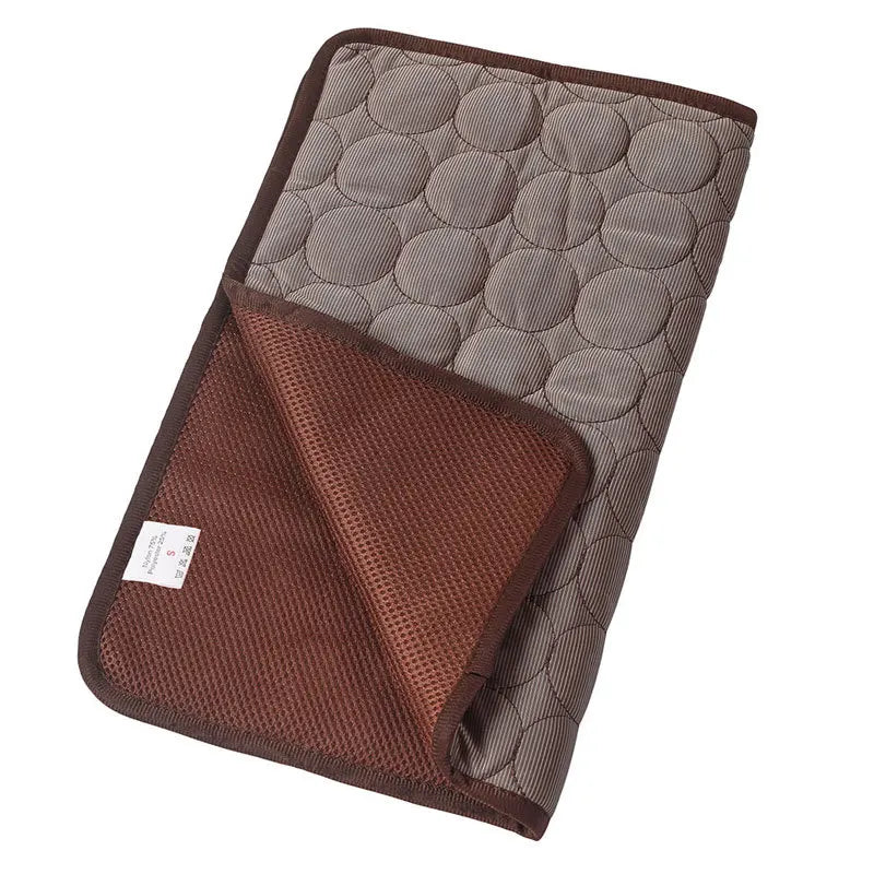 Haustier-Hundematte, kühlende Sommerunterlage, Matte für Hunde, Katzendecke, Sofa, atmungsaktives Hundebett, Sommer, waschbar, für kleine, mittelgroße und große Hunde, Auto