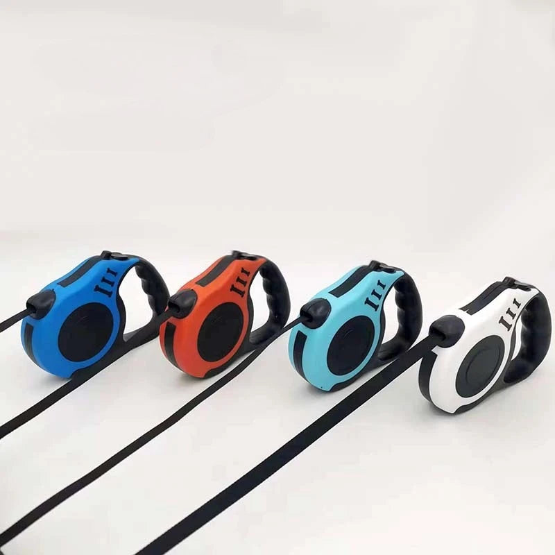 3m 5m Dog Leash Strong Nylon Puppy Lead for Small Large Dogs Cats Automatic Retractable Durable Yorkshire Pet Supplies