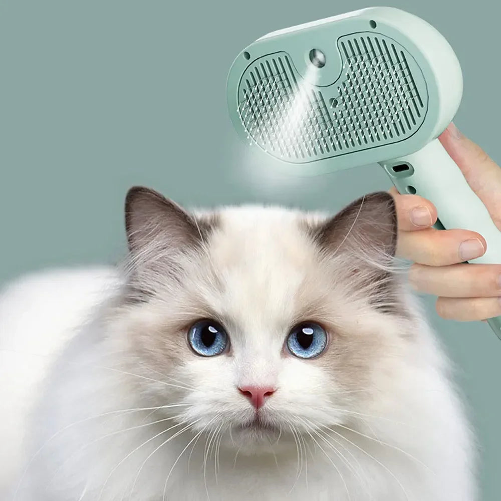 Haustier-Spray, Haarkamm, Tierhaarentferner, Reinigungsbürste, Katzenpflege, Hundezubehör, Werkzeuge, Entfilzung, Wassernebel, Luftbefeuchter, Kamm