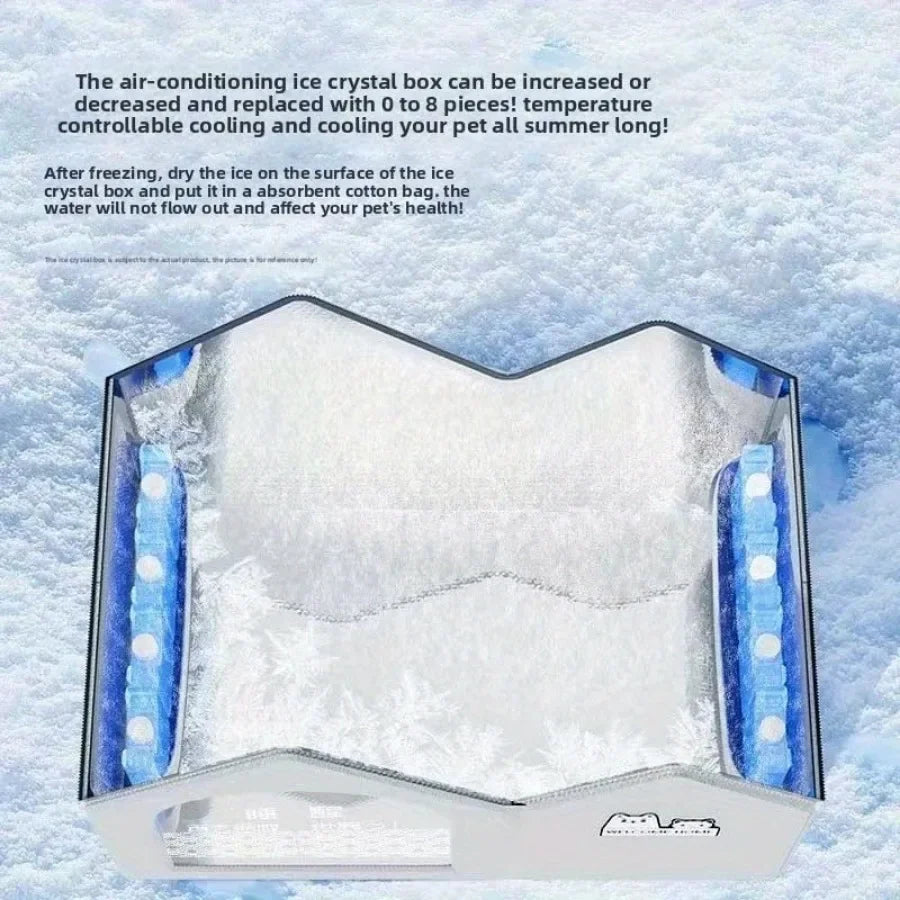 Four Seasons Cat Dog Bed Temperature Control Pet House for Summer Cooling Winter Warmth