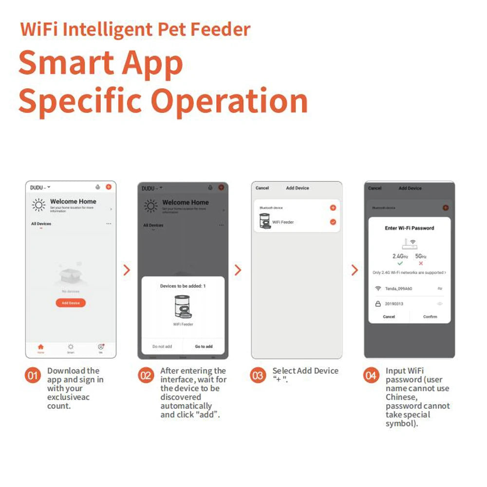 Tuya Smart APP Pet Feeder Katze Hund Food Dispenser Geeignet Für Kleine Und Mittlere Katzen Und Hunde Handy fernbedienung Fütterung