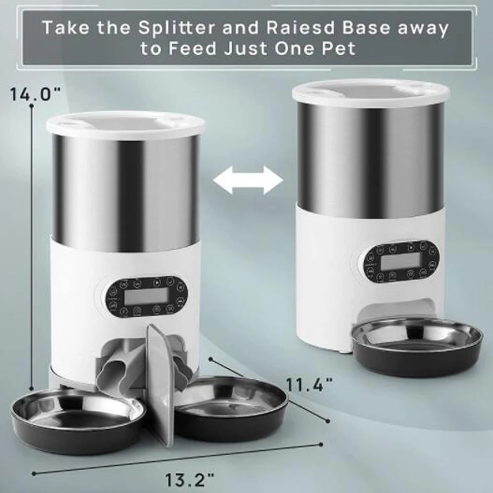 Tuya Smart APP Pet Feeder Katze Hund Food Dispenser Geeignet Für Kleine Und Mittlere Katzen Und Hunde Handy fernbedienung Fütterung