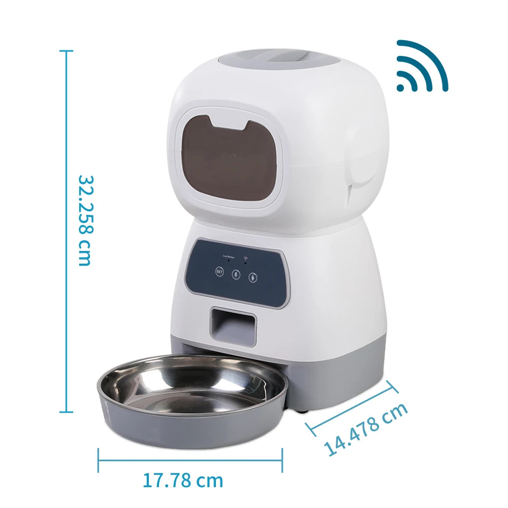 Tuya Smart APP Pet Feeder Katze Hund Food Dispenser Geeignet Für Kleine Und Mittlere Katzen Und Hunde Handy fernbedienung Fütterung