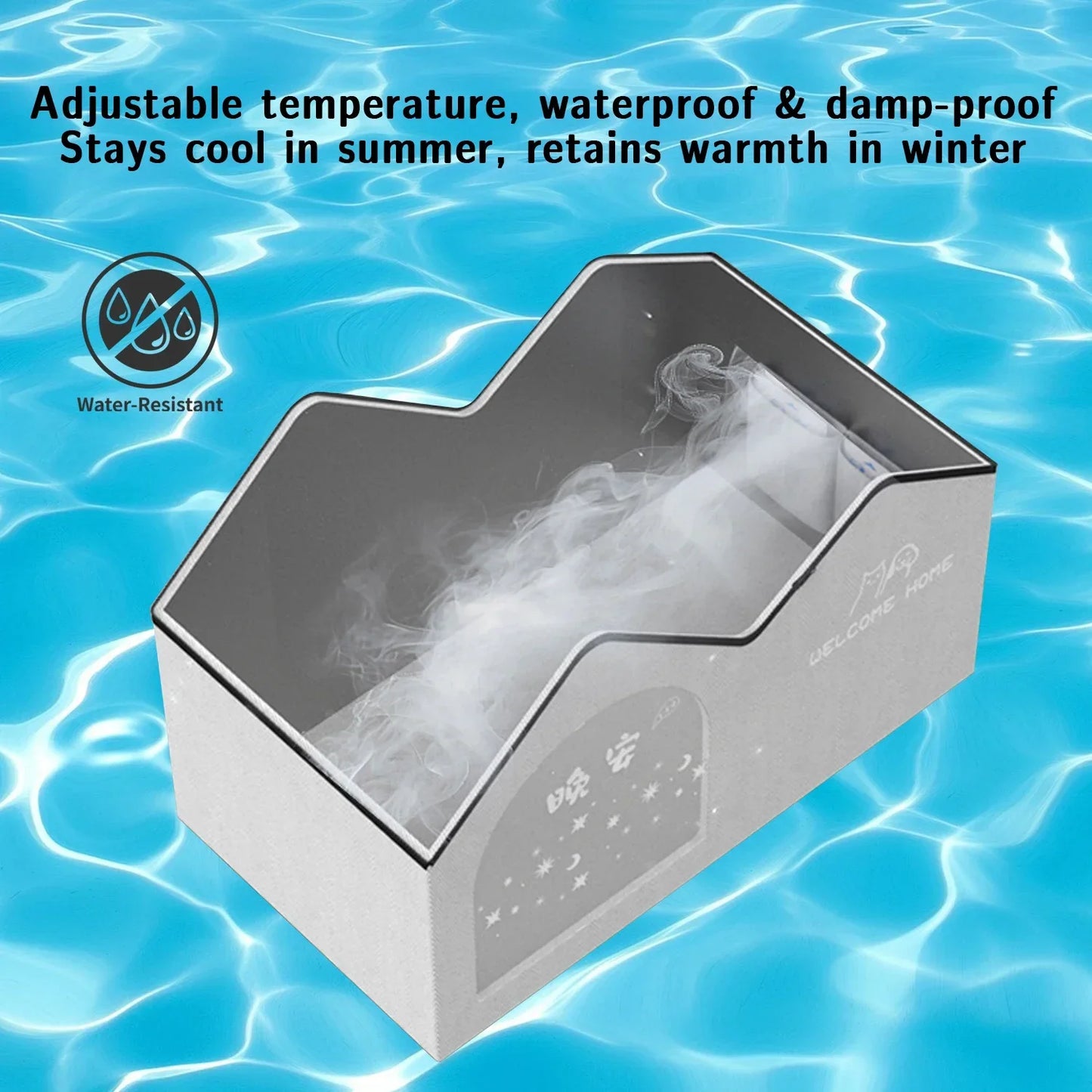 Four Seasons Cat Dog Bed Temperature Control Pet House for Summer Cooling Winter Warmth