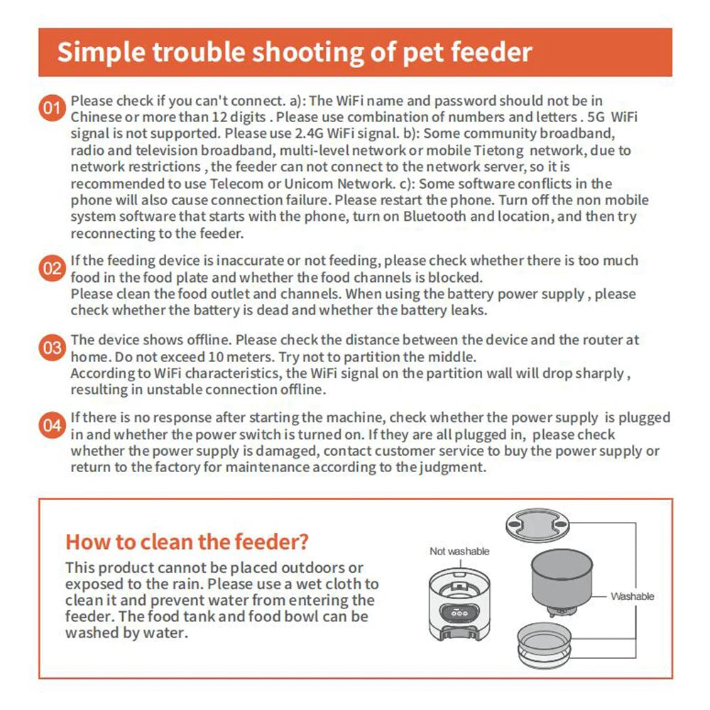 Tuya Smart APP Pet Feeder Katze Hund Food Dispenser Geeignet Für Kleine Und Mittlere Katzen Und Hunde Handy fernbedienung Fütterung