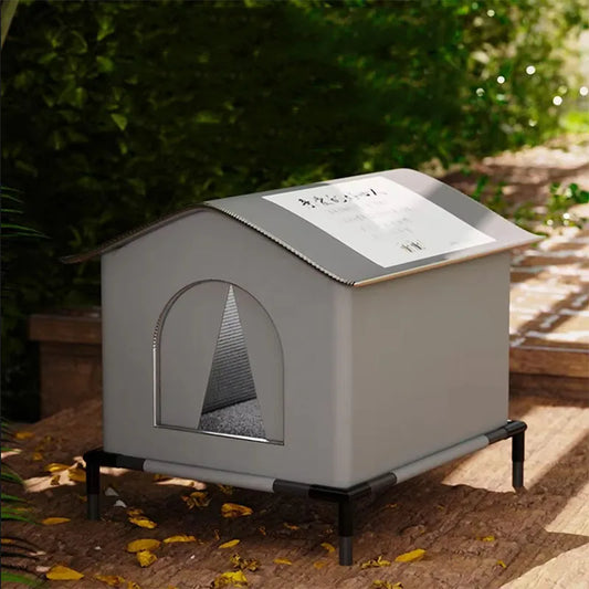Hundehütte für Streunerkatzen, wasserdicht, für den Winter, warm, für Haustiere, Höhle, Schlafbetten, Zuhause, faltbar, waschbar, für kleine Hunde, Welpenbedarf