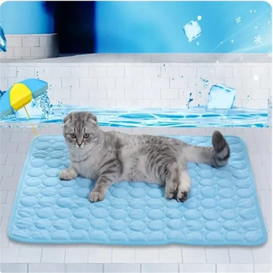 Haustier-Hundematte, kühlende Sommerunterlage, Matte für Hunde, Katzendecke, Sofa, atmungsaktives Hundebett, Sommer, waschbar, für kleine, mittelgroße und große Hunde, Auto