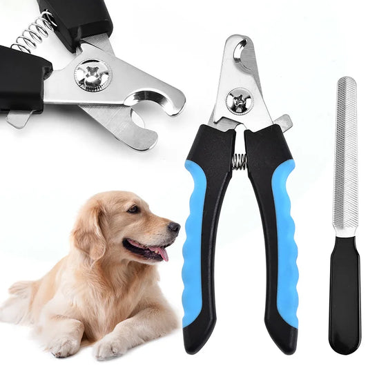 Nagelknipser für Haustiere, Katzen und Hunde, Edelstahl, Pflegeschere mit Feilen, professionelles Krallentrimm- und Reinigungswerkzeug, Hundezubehör