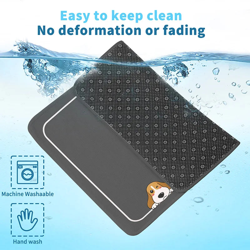 Summer Cooling Gel Pet Mat-Double Layer Ice Silk Pad with Anti-Slip Base,Non-Shedding&Chew-Resistant for Cats/Dogs  CE Certified