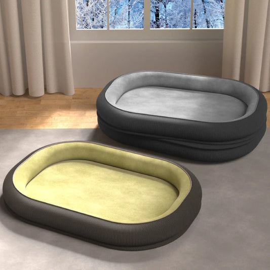 Hundebett, superweich, für den Winter, warme Haustier-Schlafmatte für kleine und mittelgroße Hunde und Katzen, verdicktes, waschbares Hundesofakissen, Haustierzubehör