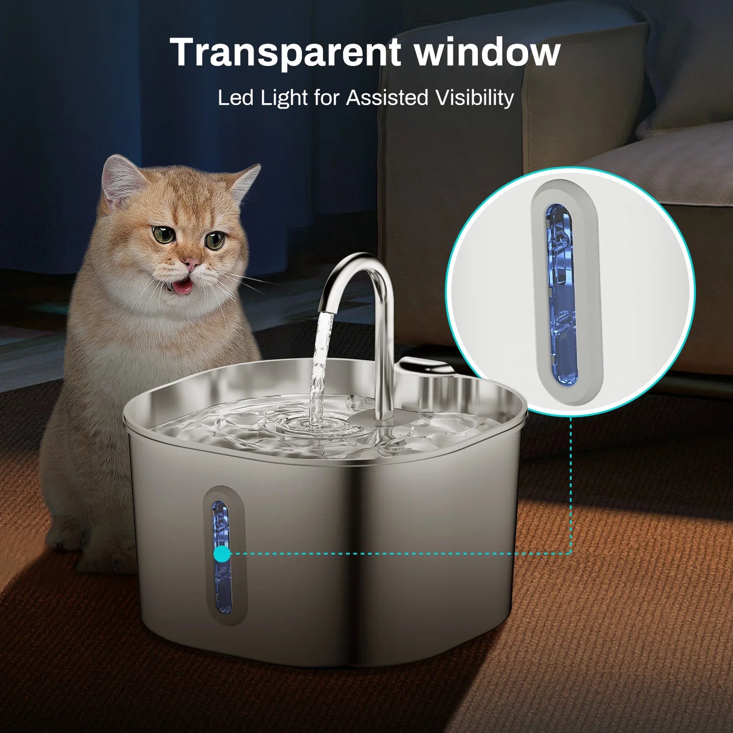 Automatischer Futterspender für Katzen mit Knopf, intelligenter, langsamer Futterspender für Hunde mit großer Kapazität und Zeitsteuerung, Futternapf für Katzentrockenfutter
